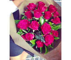 FR062_pink  roses arrangement from $99.99(10stem)M$179.99(20stems)$249(30stems)free chocolate